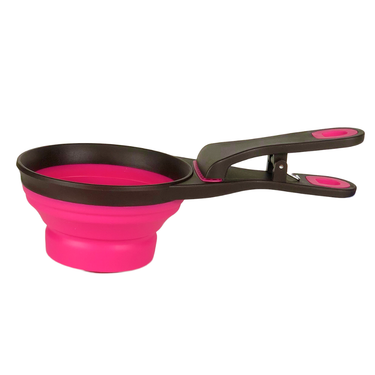 Cuchara De Silicón Para Croquetas Con Clip Sellador