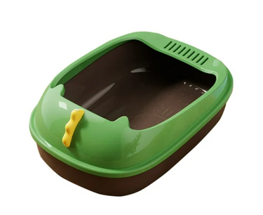 Arenero para Gatos con Tapa, Pala y Cajón Deslizable para Fácil Limpieza