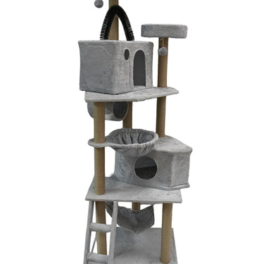 Torre Multifuncional para Gatos Extra Grande | Centro de Juego y Descanso Premium