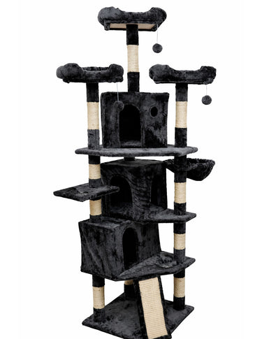Torre Multifuncional para Gatos Extra Grande | Centro de Juego y Descanso Premium