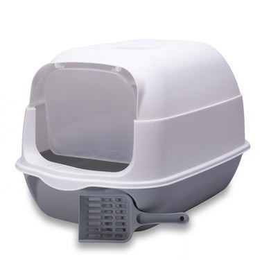 Arenero Para Gatos Cerrado Con Pala Puerta Filtro Sanitario