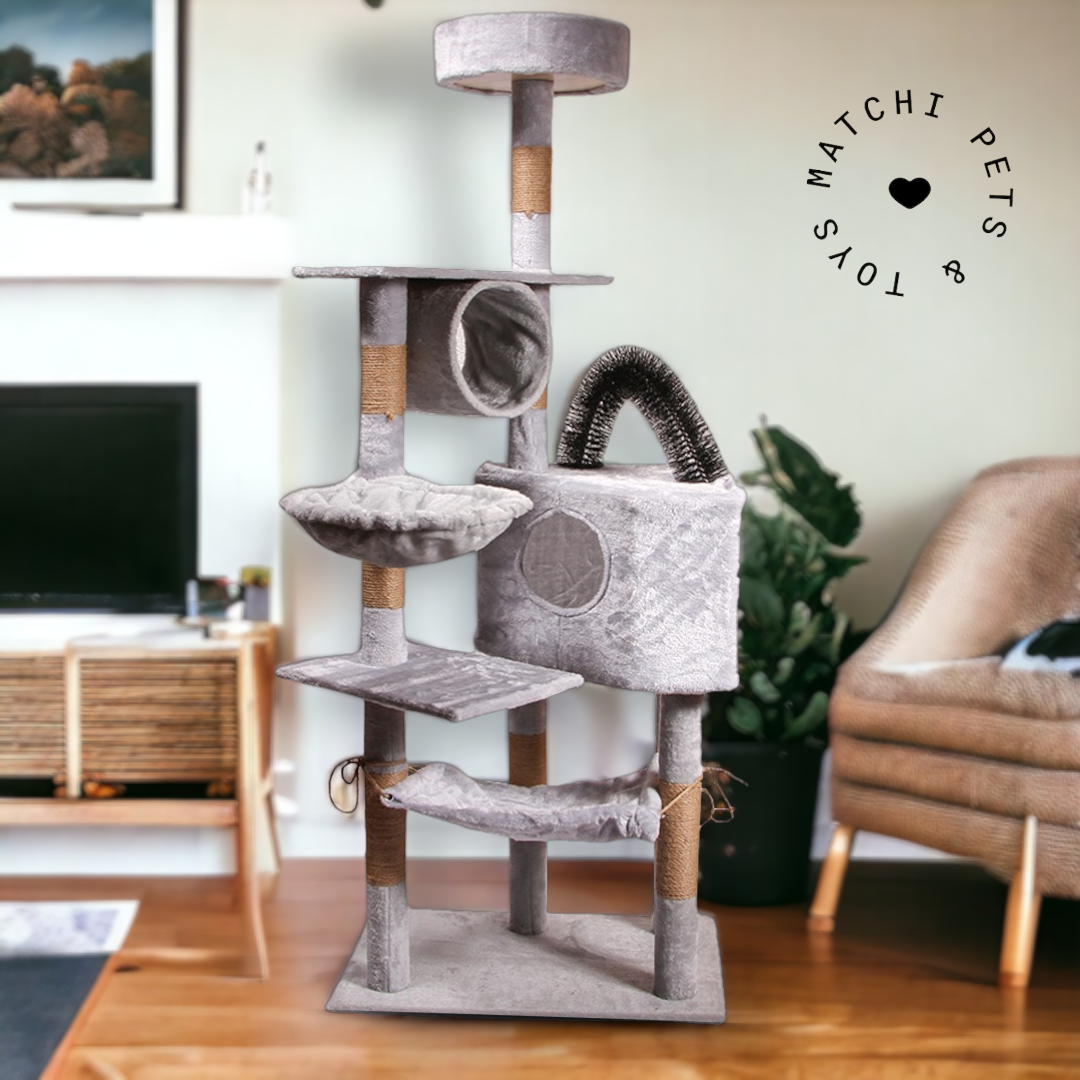 Torre con Postes Rascadores para Gato, Árbol de Actividades