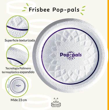 GiGwi Pop-Pals Frisbee de Alta Resistencia y Peso Ligero
