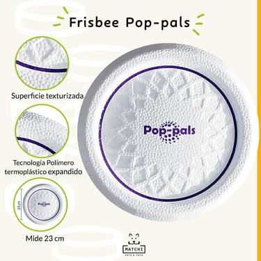 GiGwi Pop-Pals Frisbee de Alta Resistencia y Peso Ligero