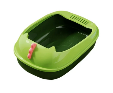 Arenero para Gatos con Tapa, Pala y Cajón Deslizable para Fácil Limpieza