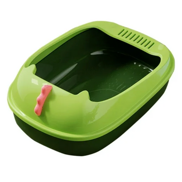 Arenero para Gatos con Tapa, Pala y Cajón Deslizable para Fácil Limpieza