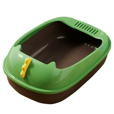 Arenero para Gatos con Tapa, Pala y Cajón Deslizable para Fácil Limpieza