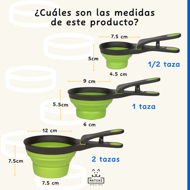 Cuchara De Silicón Para Croquetas Con Clip Sellador