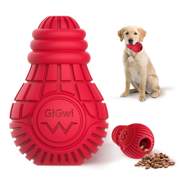 Gigwi Bulb Juguete tipo Kong Dispensador de Premios