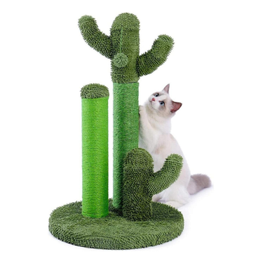Rascador para Gato Cactus con Bola Colgante