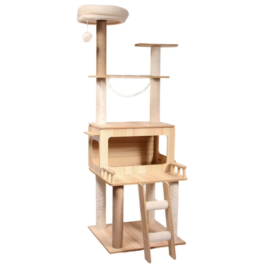 Torre Árbol De Actividades Rascador Para Gato 1.47m