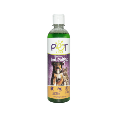 Shampoo Antipulgas Líquido para Mascotas 500ml