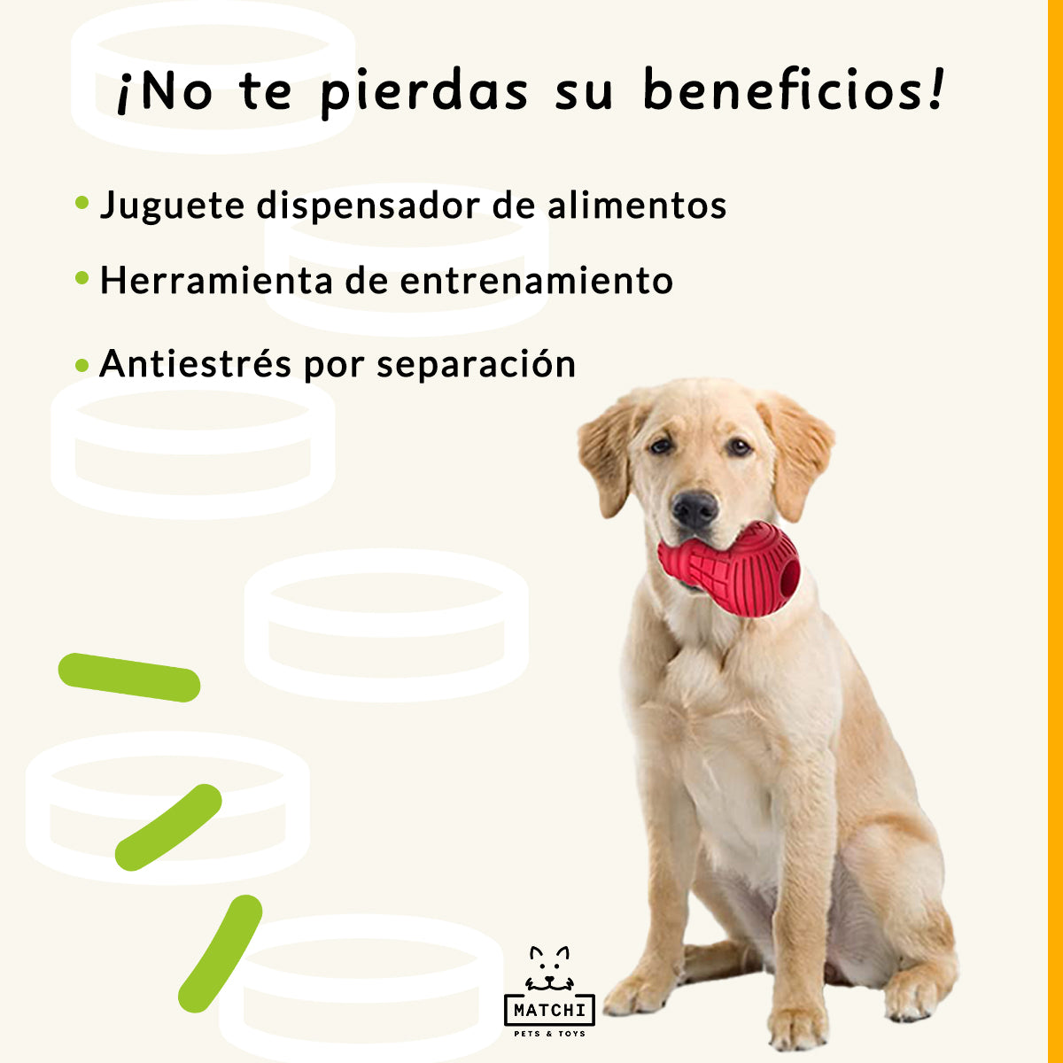 Gigwi Bulb Juguete tipo Kong Dispensador de Premios