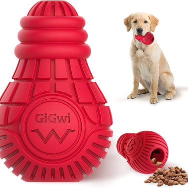 Gigwi Bulb Juguete tipo Kong Dispensador de Premios
