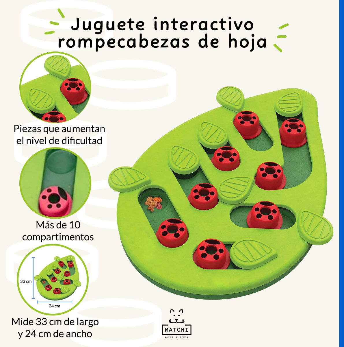 Juguete Interactivo Para Gato Dispensador de Comida