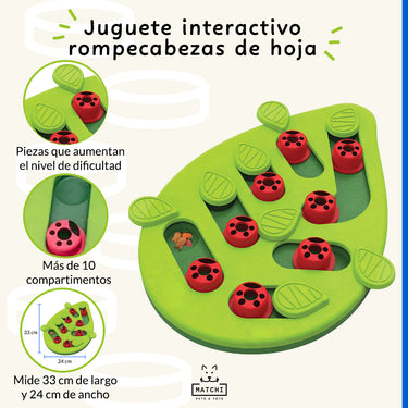 Juguete Interactivo Para Gato Dispensador de Comida