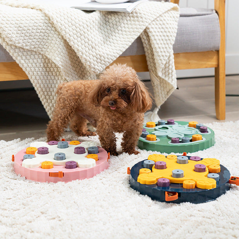 Juguetes de rompecabezas para cachorros, juguetes interactivos para perros,  dispensador de golosinas Ormromra 2034922-5