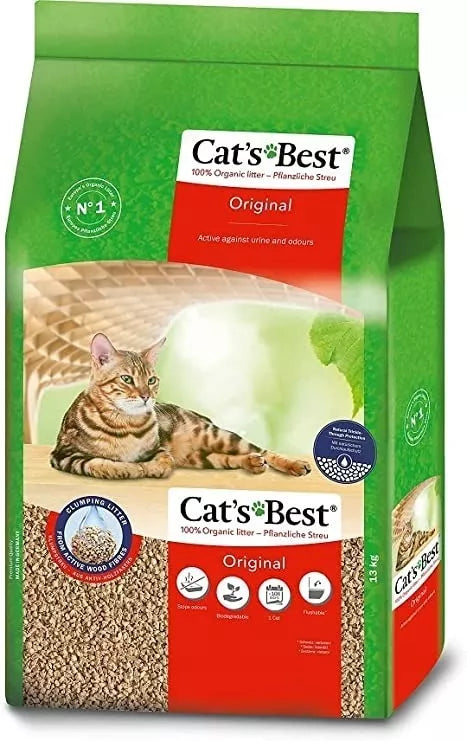 Arena Gato Cats Best Biodegradable 8.6 Kg 20 Lt