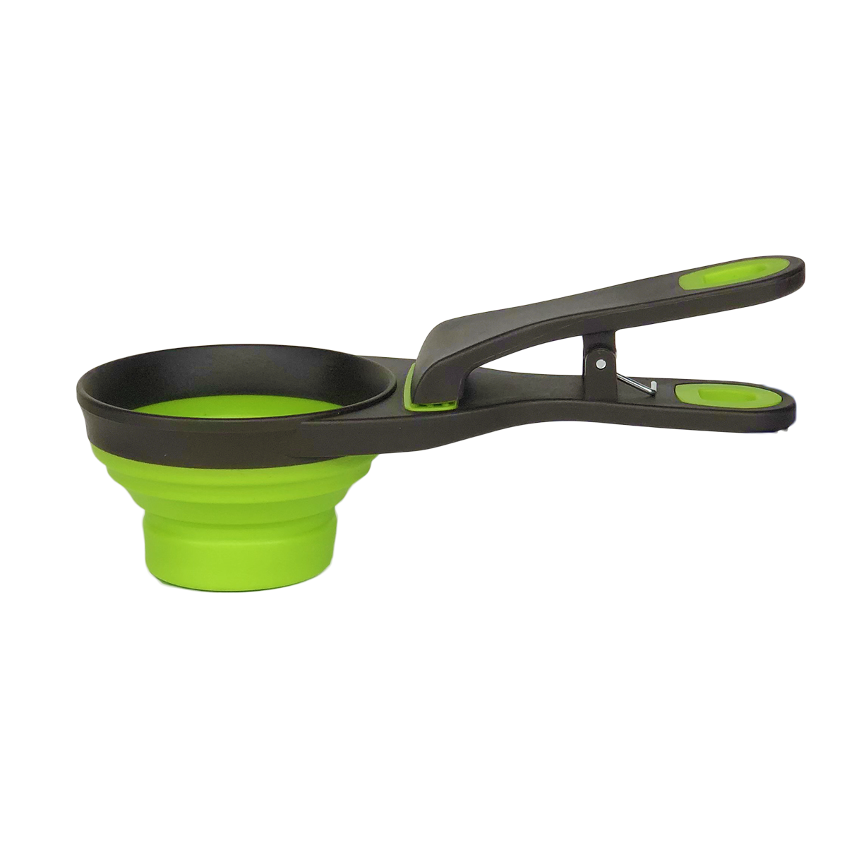 Cuchara De Silicón Para Croquetas Con Clip Sellador