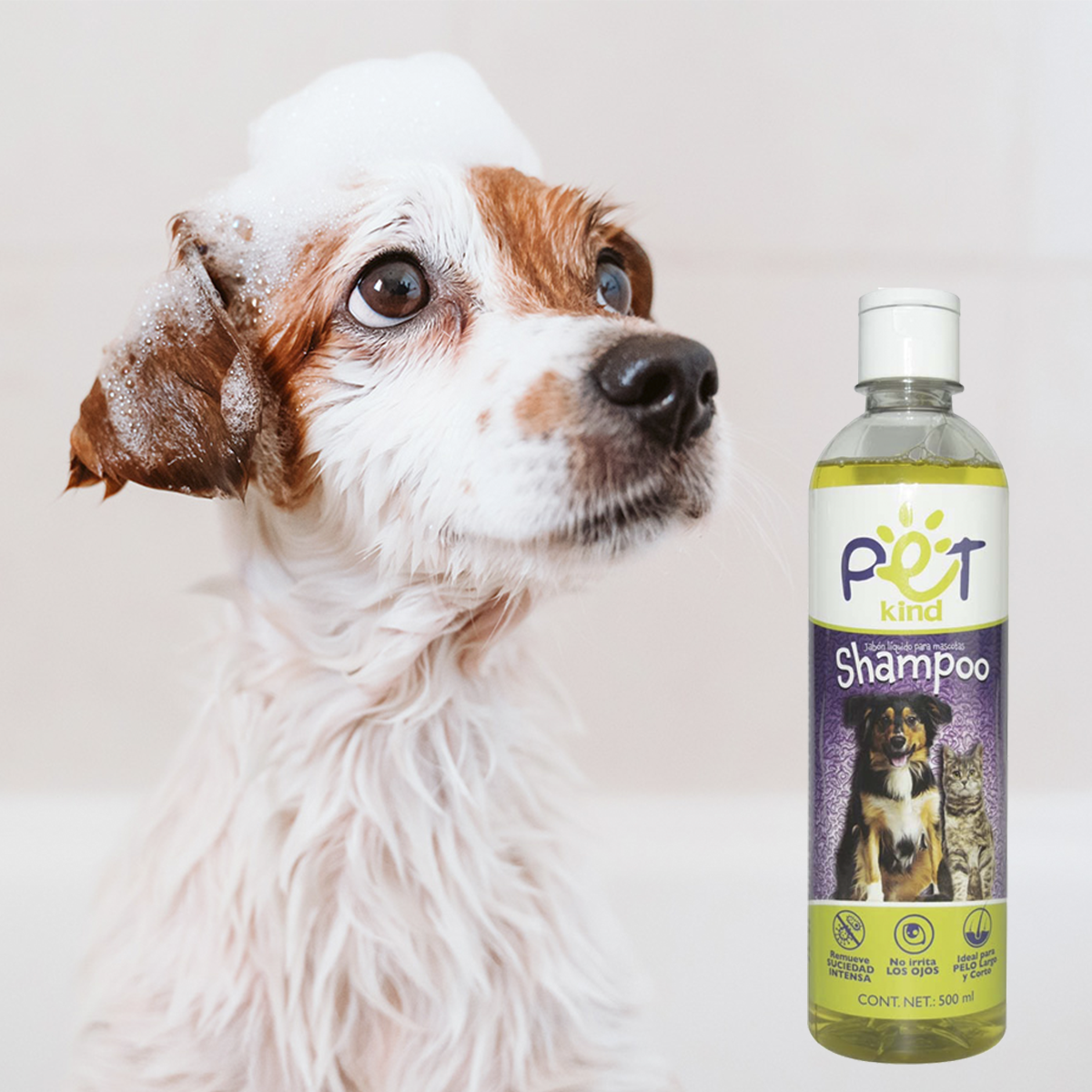 Shampoo Líquido para Mascotas 500ml